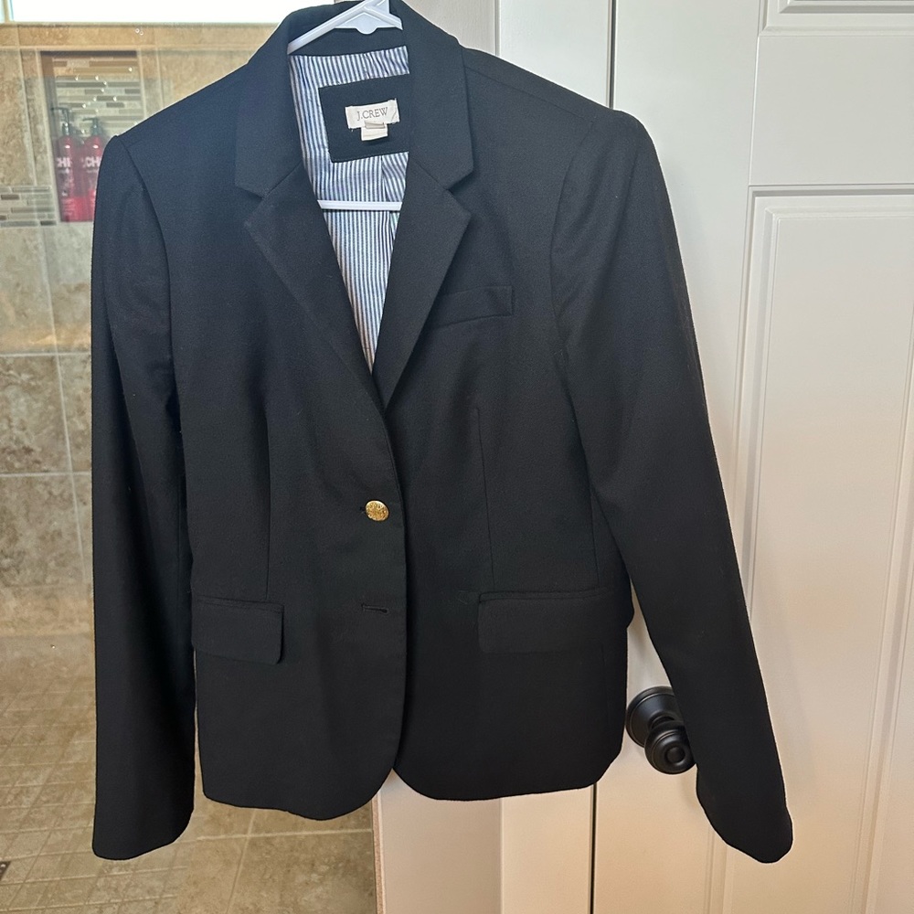 J. Crew schoolboy blazer.